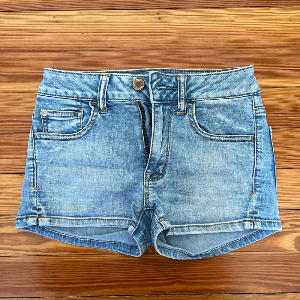 American Eagle High Rise Jean Shorts